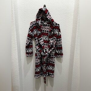 Vera Bradley Kids Robe with Penguin Pattern - Red, Black, White